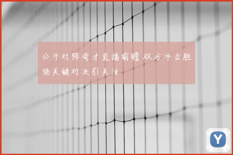 公牛对阵奇才直播前瞻 双方冲击胜场关键对决引关注